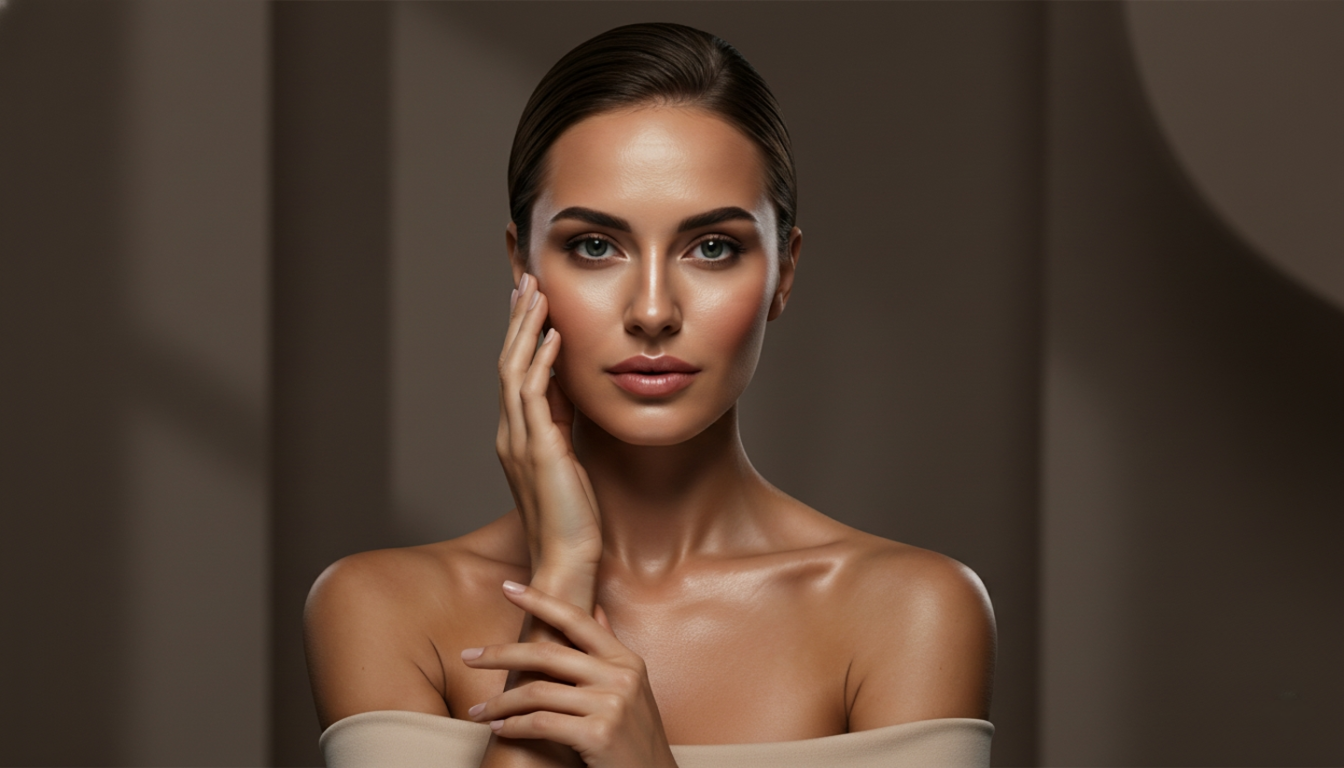 Mujer con piel luminosa y radiante en el spa de lujo Lumière Boutique Spa, Envigado